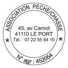 ASSOCIATION PECHE CHASSE SCEAU LAITON
personnalisable
Ø 30 mm