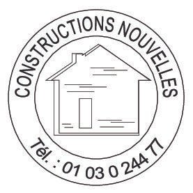 CONSTRUCTION SCEAU LAITON
personnalisable
Ø 30 mm