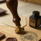 OFFICIEL
SCEAU MARIANNE LAITON manche bois vernis
Ø 25mm